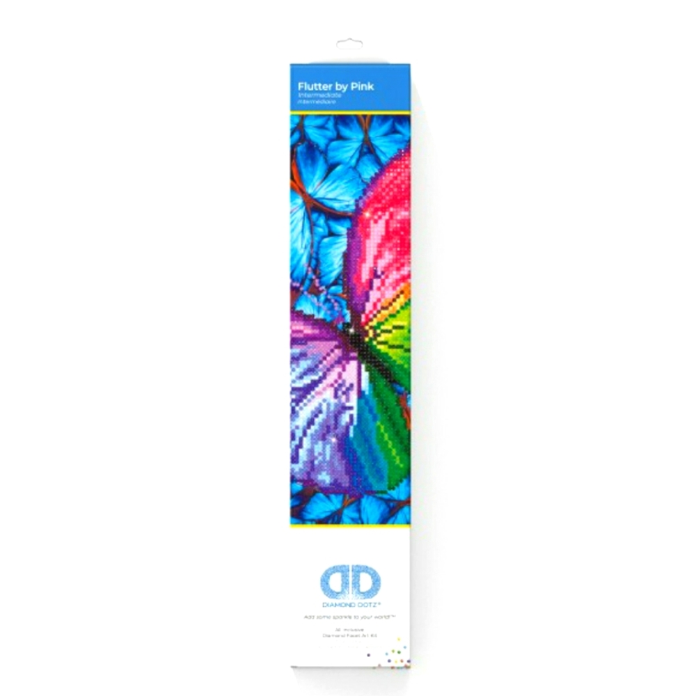 Flutter by Pink - Diamond Painting Artwork Kit - 12 x 12 inOur Diamond Dotz